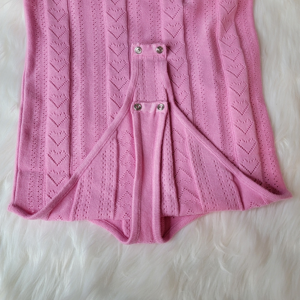 Victoria's Secret Luxe Heart Pointelle Bodysuit. - Picture 12 of 15